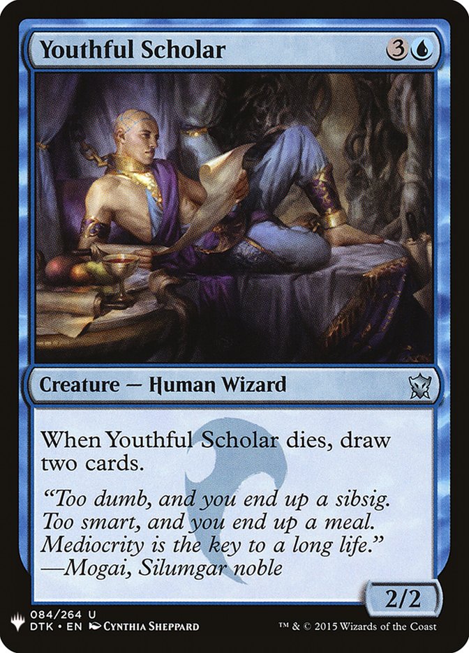 Youthful Scholar [Mystery Booster] - Destination Retro