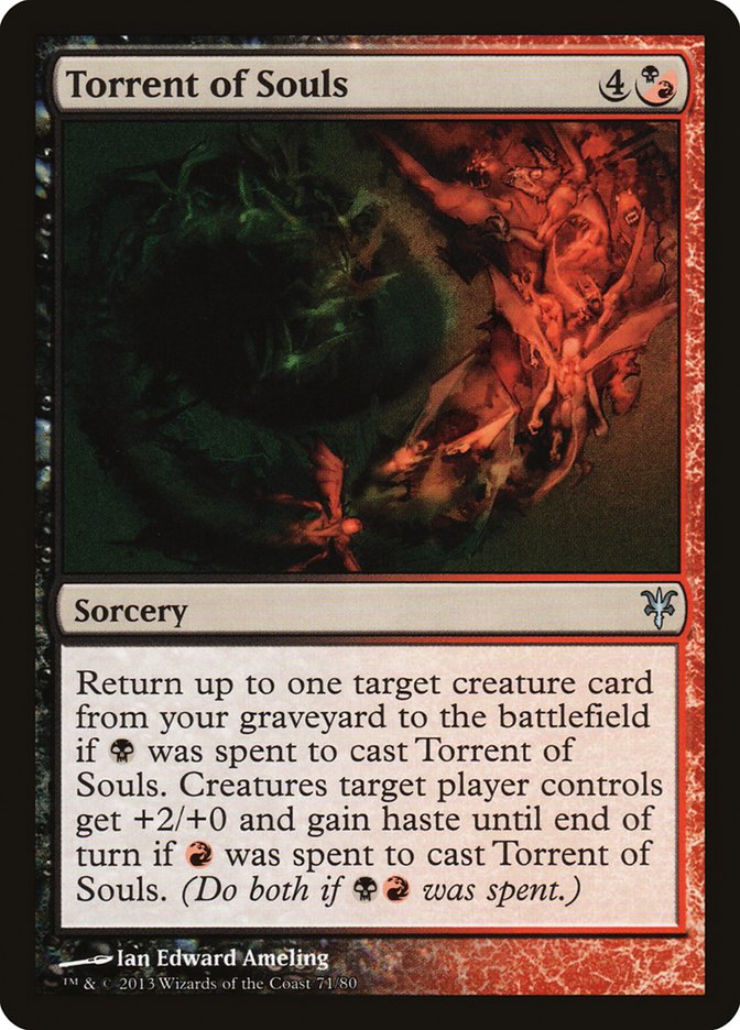Torrent of Souls [Duel Decks: Sorin vs. Tibalt] - Destination Retro