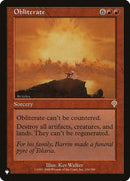Obliterate [The List] - Destination Retro