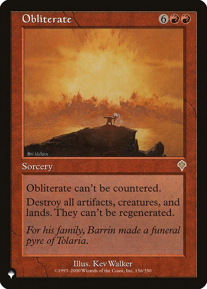 Obliterate [The List] - Destination Retro