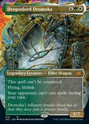 Dragonlord Dromoka (Borderless Alternate Art) [Double Masters 2022] - Destination Retro