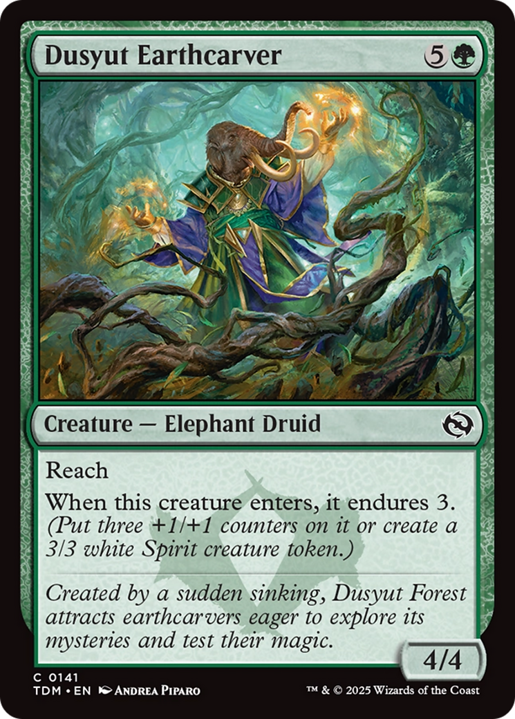 Dusyut Earthcarver [Tarkir: Dragonstorm] - Destination Retro