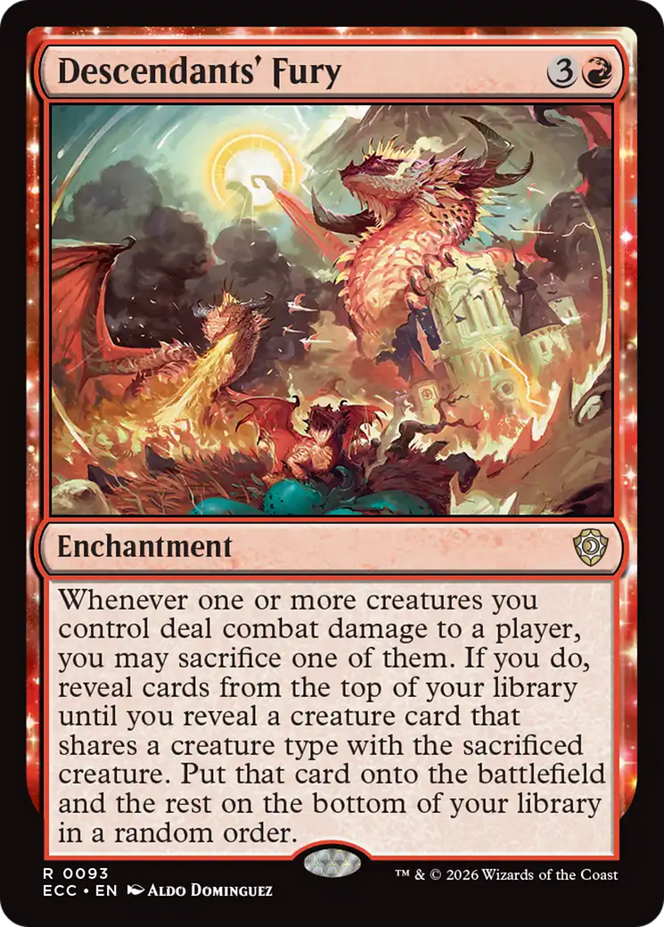 Descendants' Fury [Lorwyn Eclipsed Commander] - Destination Retro