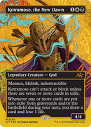 Ketramose, the New Dawn (Borderless) (First-Place Foil) [Aetherdrift] - Destination Retro