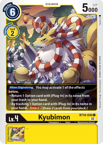 Kyubimon [BT10-036] [Xros Encounter] - Destination Retro