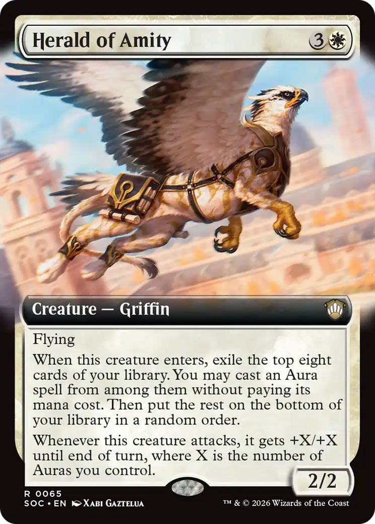 Herald of Amity (Extended Art) [Secrets of Strixhaven Commander] - Destination Retro