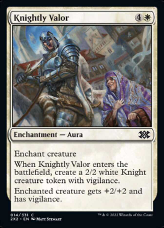 Knightly Valor [Double Masters 2022] - Destination Retro