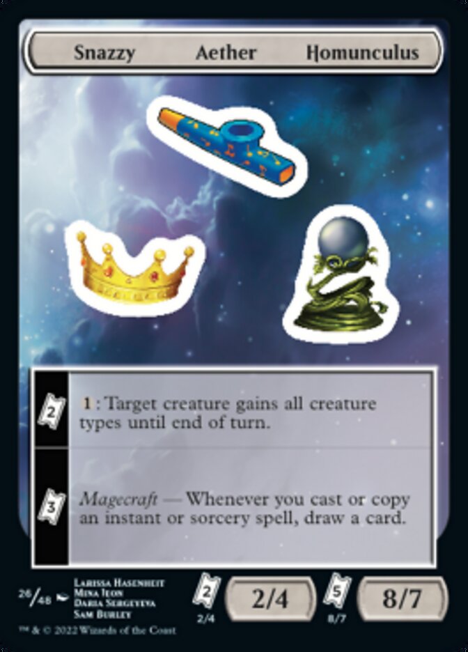 Snazzy Aether Homunculus [Unfinity Stickers] - Destination Retro