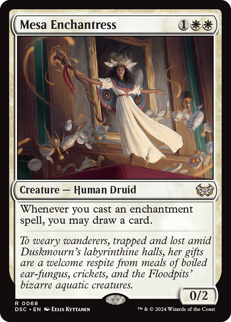 Mesa Enchantress [Duskmourn: House of Horror Commander] - Destination Retro