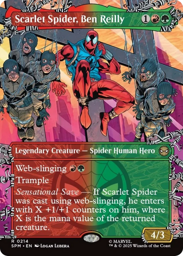 Scarlet Spider, Ben Reilly (Borderless) [Marvel's Spider-Man] - Destination Retro