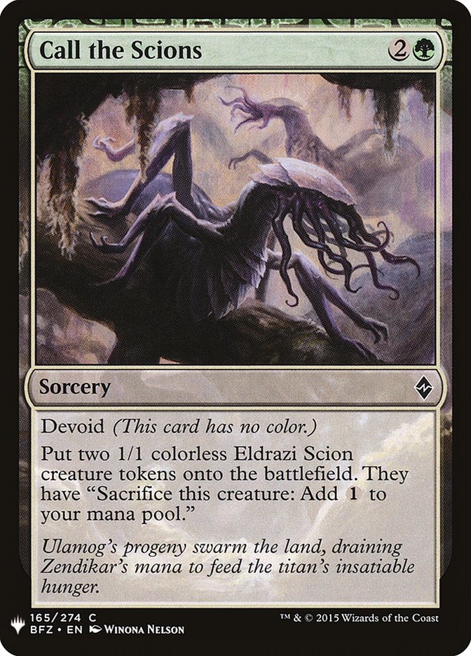 Call the Scions [Mystery Booster] - Destination Retro