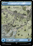 Island (0715) (Surge Foil) [The Lord of the Rings: Tales of Middle-Earth] - Destination Retro