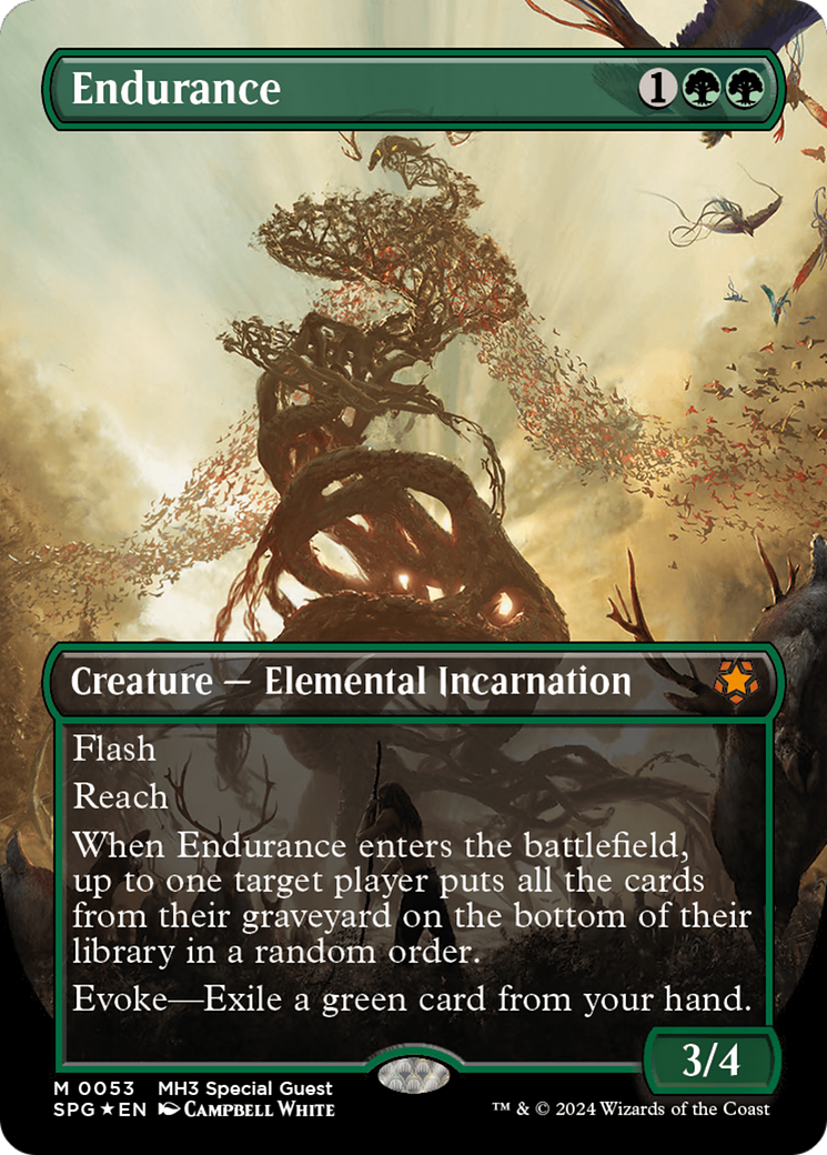 Endurance (Borderless) (Textured Foil) [Modern Horizons 3 Special Guests] - Destination Retro