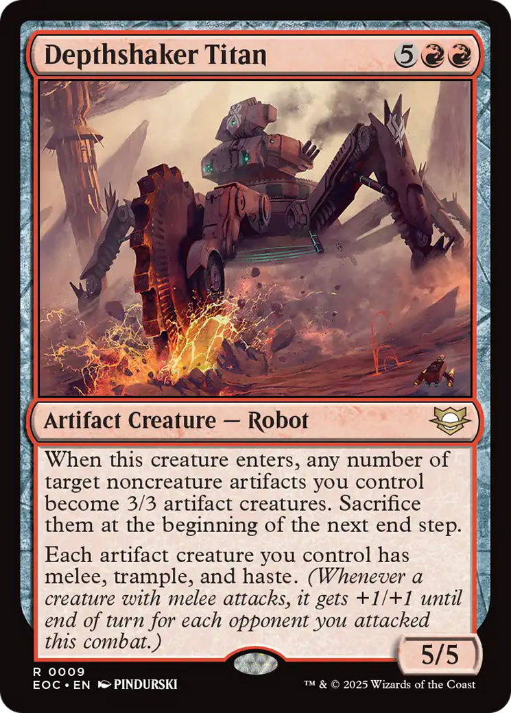 Depthshaker Titan [Edge of Eternities Commander] - Destination Retro