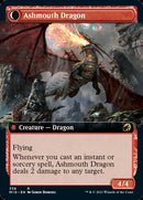 Smoldering Egg // Ashmouth Dragon (Extended Art) [Innistrad: Midnight Hunt] - Destination Retro