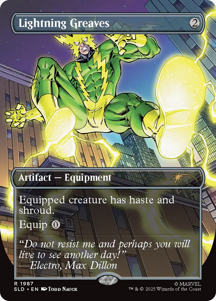Lightning Greaves (1987) (Rainbow Foil) [Secret Lair Drop Series] - Destination Retro