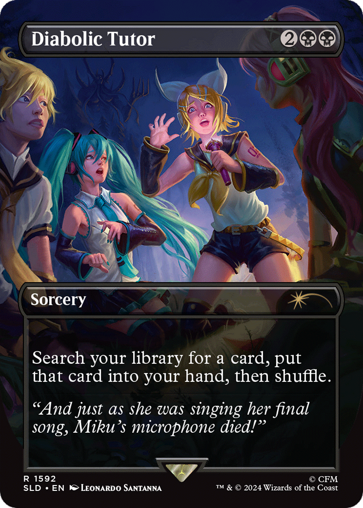 Diabolic Tutor (1592) (Rainbow Foil) [Secret Lair Drop Series] - Destination Retro
