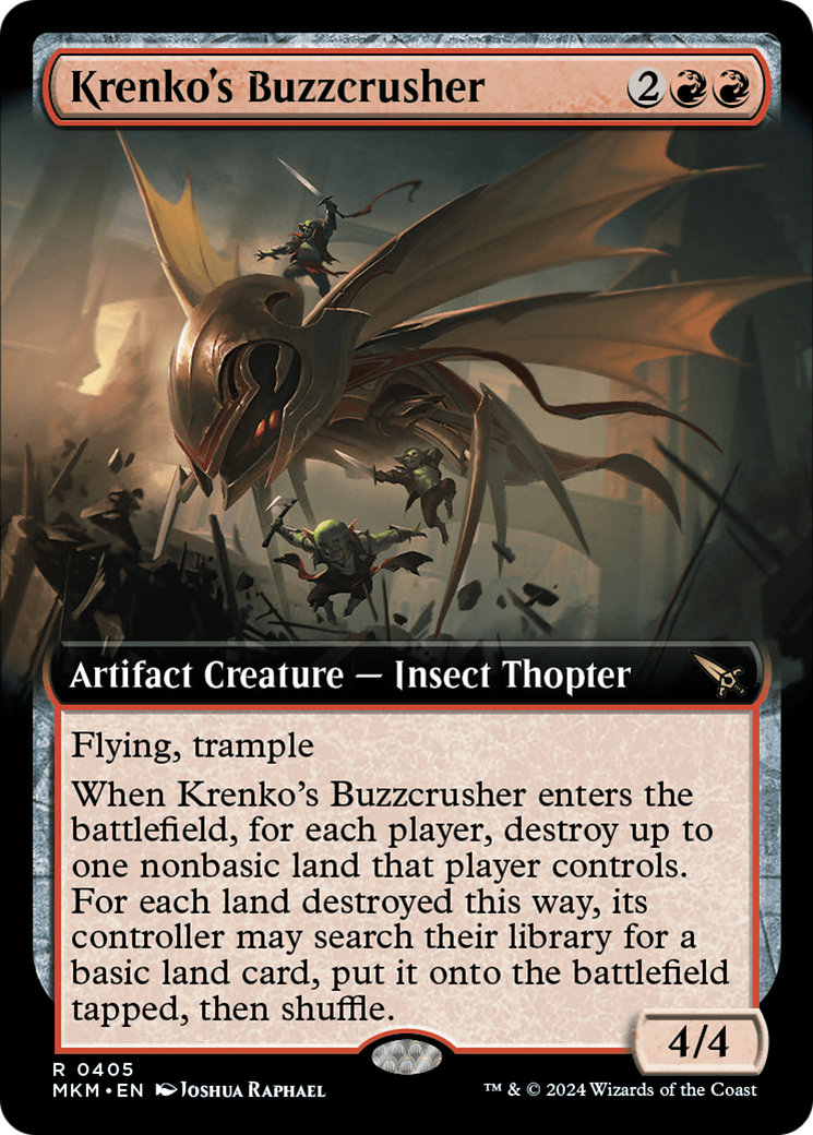 Krenko's Buzzcrusher (Extended Art) [Murders at Karlov Manor] - Destination Retro