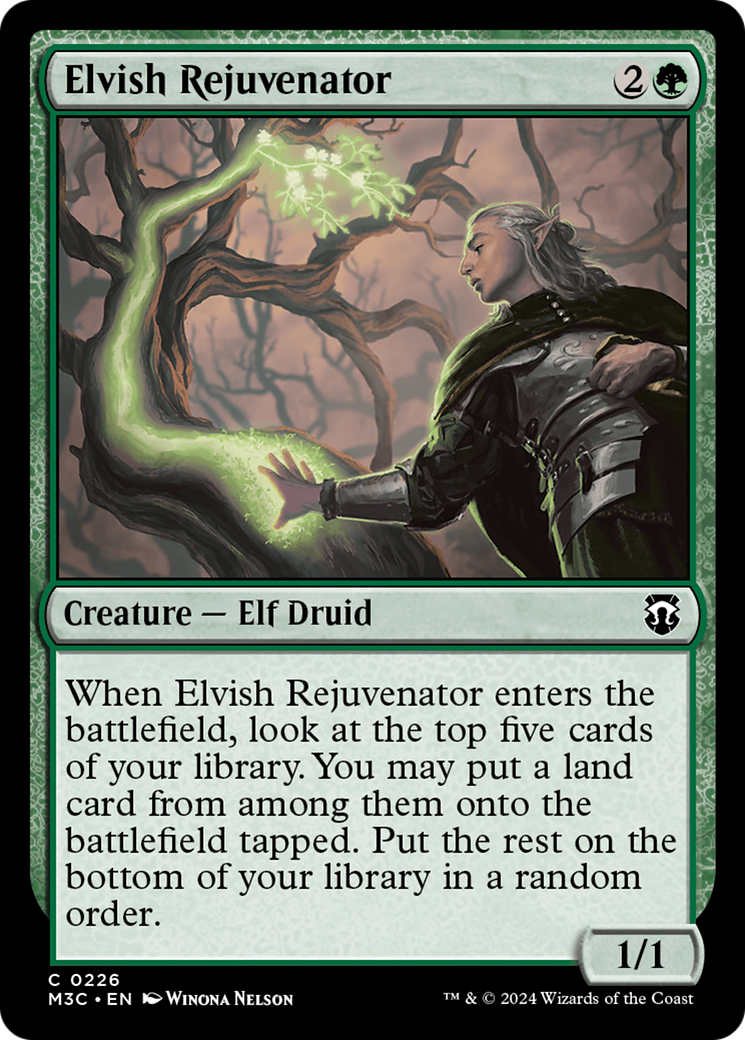 Elvish Rejuvenator (Ripple Foil) [Modern Horizons 3 Commander] - Destination Retro