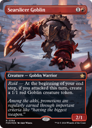 Searslicer Goblin (Borderless) (Mana Foil) [Foundations] - Destination Retro
