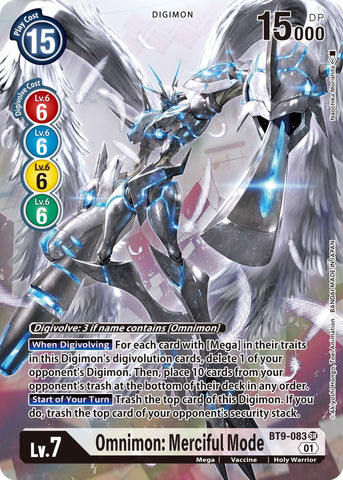 Omnimon: Merciful Mode [BT9-083] (Alternate Art) [X Record] - Destination Retro
