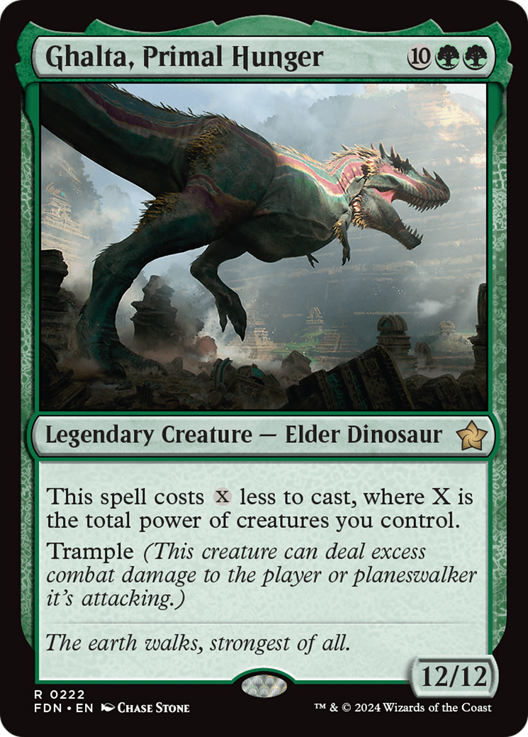 Ghalta, Primal Hunger [Foundations] - Destination Retro