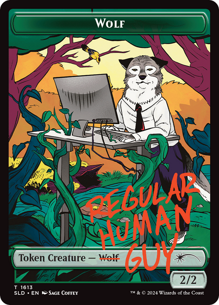 Wolf Token [Secret Lair Drop Series] - Destination Retro