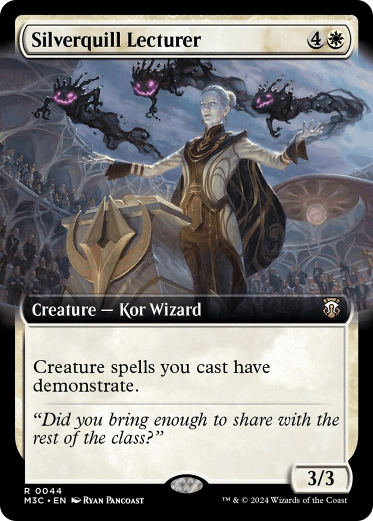 Silverquill Lecturer (Extended Art) [Modern Horizons 3 Commander] - Destination Retro