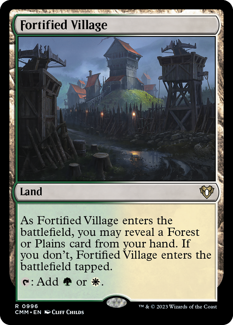 Fortified Village [Commander Masters] - Destination Retro