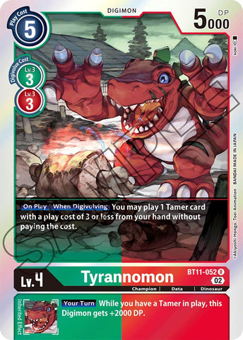 Tyrannomon [BT11-052] [Dimensional Phase] - Destination Retro