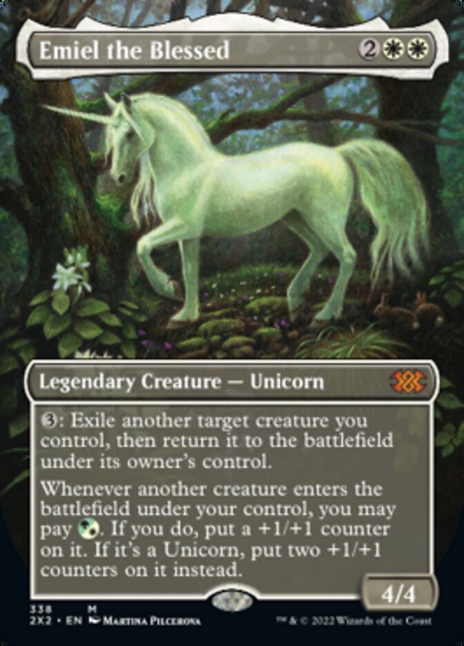 Emiel the Blessed (Borderless Alternate Art) [Double Masters 2022] - Destination Retro