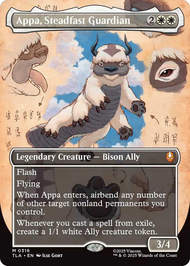 Appa, Steadfast Guardian (Borderless) [Avatar: The Last Airbender] - Destination Retro