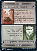 Wicked Role / Cursed Role // Emblem - On An Adventure Double-Sided Token [Wilds of Eldraine Tokens] - Destination Retro