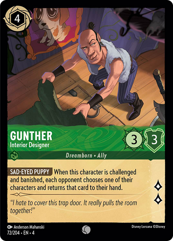 Gunther - Interior Designer (72/204) [Ursula's Return] - Destination Retro