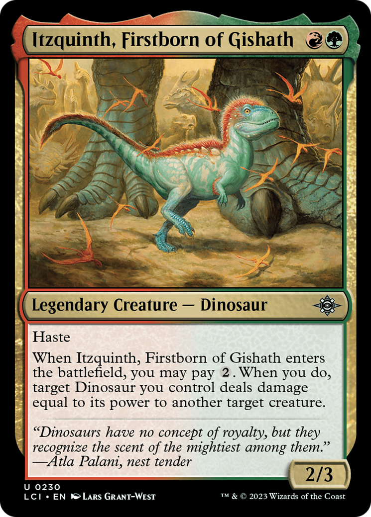 Itzquinth, Firstborn of Gishath [The Lost Caverns of Ixalan] - Destination Retro