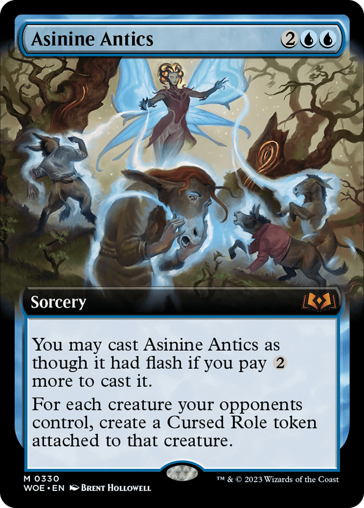Asinine Antics (Extended Art) [Wilds of Eldraine] - Destination Retro