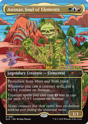 Animar, Soul of Elements (Rainbow Foil) [Secret Lair Drop Series] - Destination Retro