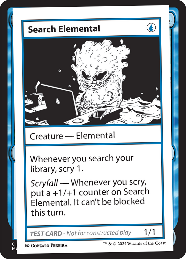 Search Elemental [Mystery Booster 2 Playtest Cards] - Destination Retro