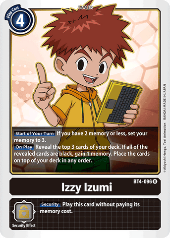 Izzy Izumi [BT4-096] [Great Legend] - Destination Retro