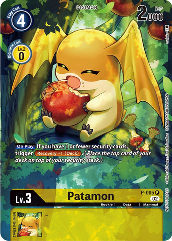 Patamon [P-005] (Digimon Illustration Competition Promotion Pack) [Promotional Cards] - Destination Retro