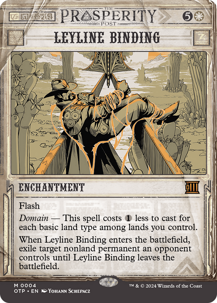 Leyline Binding [Outlaws of Thunder Junction: Breaking News] - Destination Retro