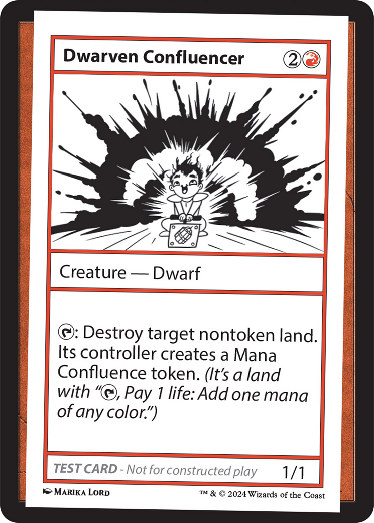 Dwarven Confluencer [Mystery Booster 2 Playtest Cards] - Destination Retro