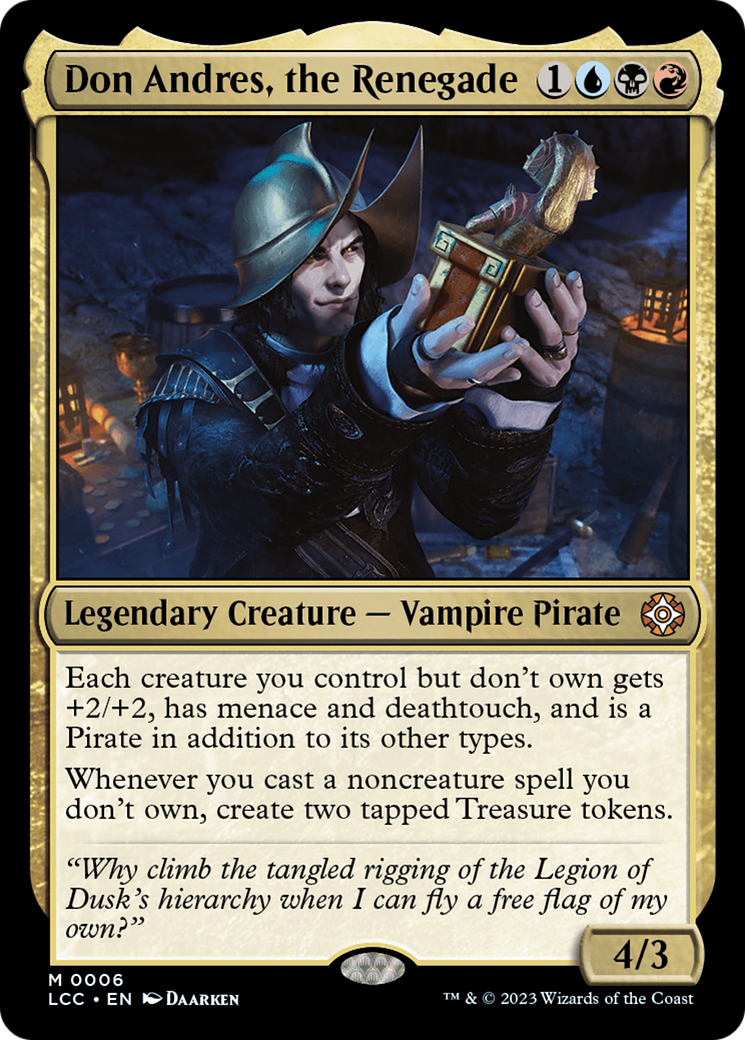 Don Andres, the Renegade [The Lost Caverns of Ixalan Commander] - Destination Retro