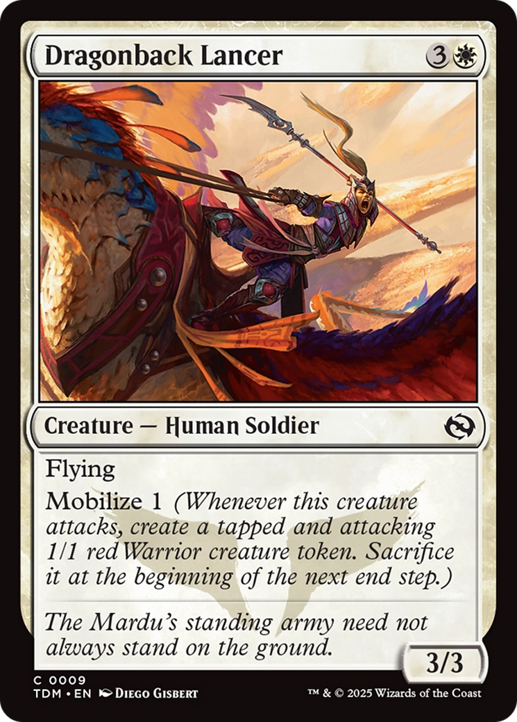 Dragonback Lancer [Tarkir: Dragonstorm] - Destination Retro