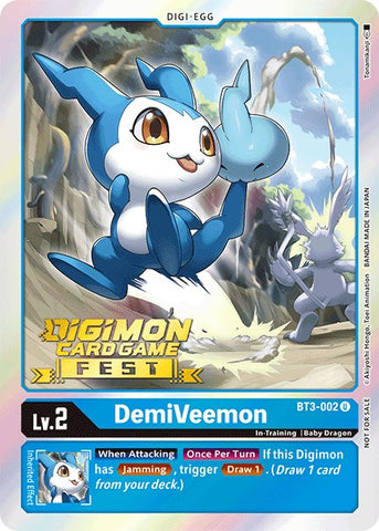 DemiVeemon [BT3-002] (Digimon Card Game Fest 2022) [Release Special Booster Promos] - Destination Retro