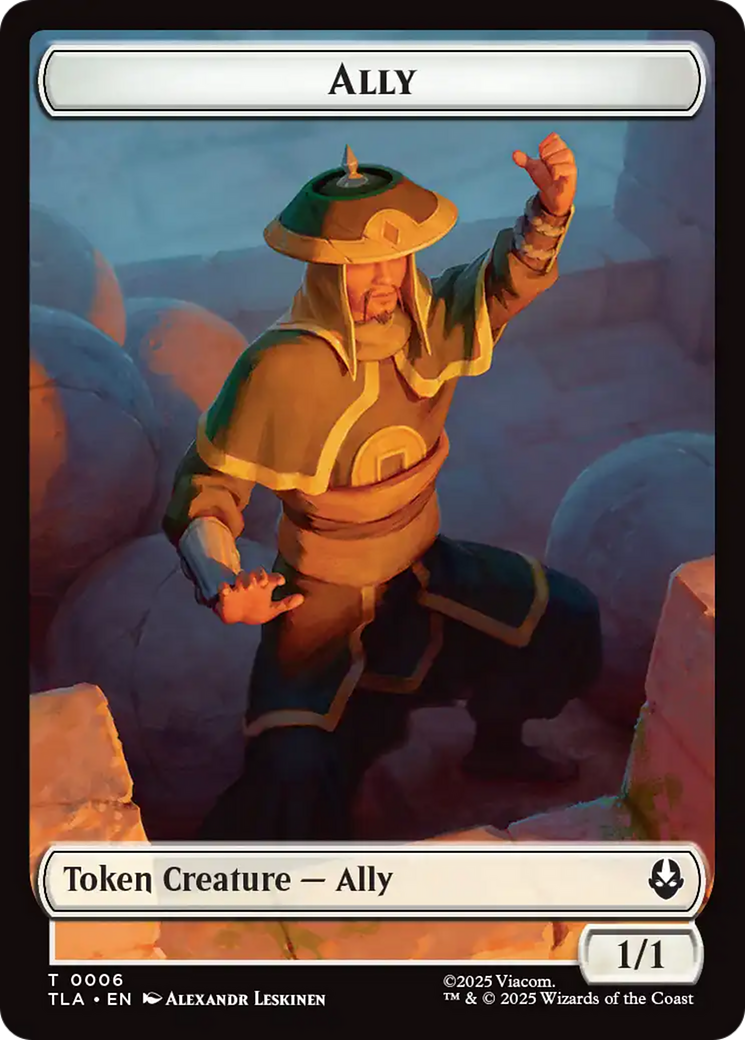 Ally (0006) // Soldier (0002) Double-Sided Token [Avatar: The Last Airbender Tokens] - Destination Retro
