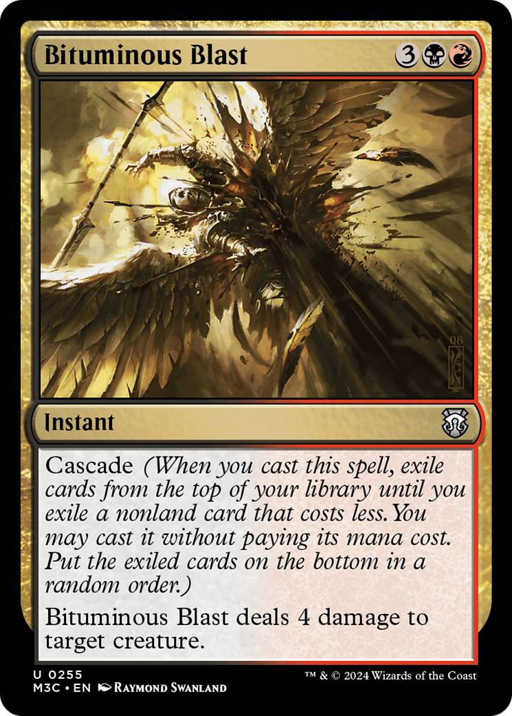 Bituminous Blast (Ripple Foil) [Modern Horizons 3 Commander] - Destination Retro