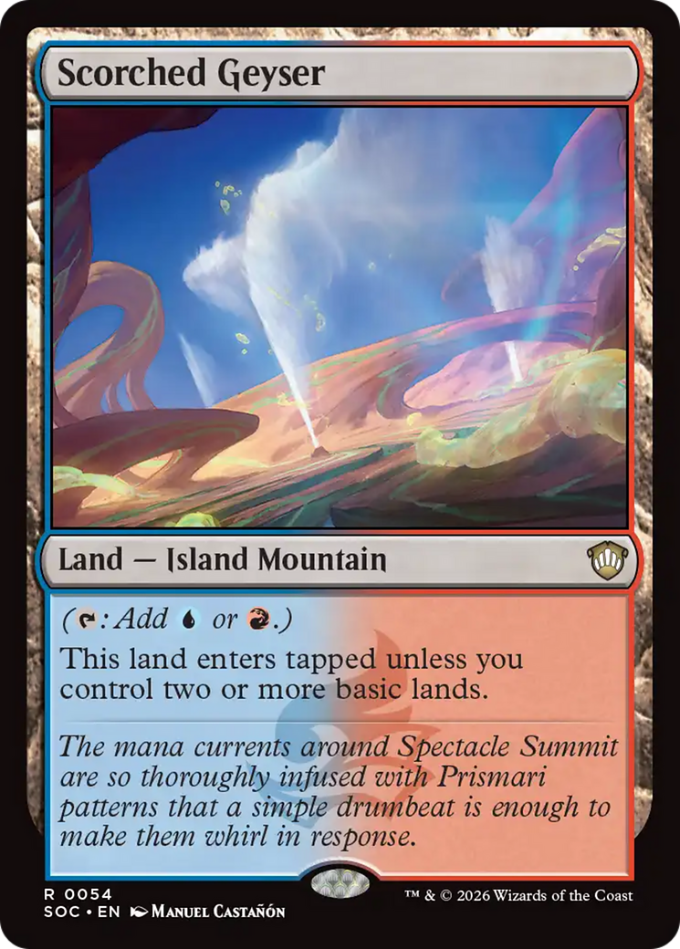 Scorched Geyser [Secrets of Strixhaven Commander] - Destination Retro