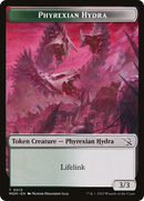 Treasure (20) // Phyrexian Hydra (12) Double-Sided Token [March of the Machine Tokens] - Destination Retro