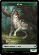 Goat // Wolf (032) Double-Sided Token [Bloomburrow Commander Tokens] - Destination Retro